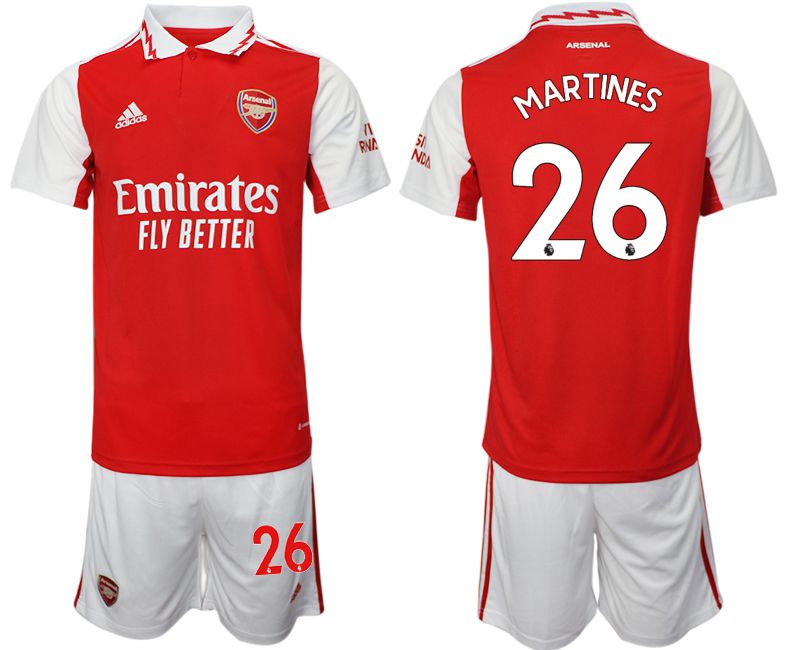 Men 2022-2023 Club Arsenal home red 26 Soccer Jersey